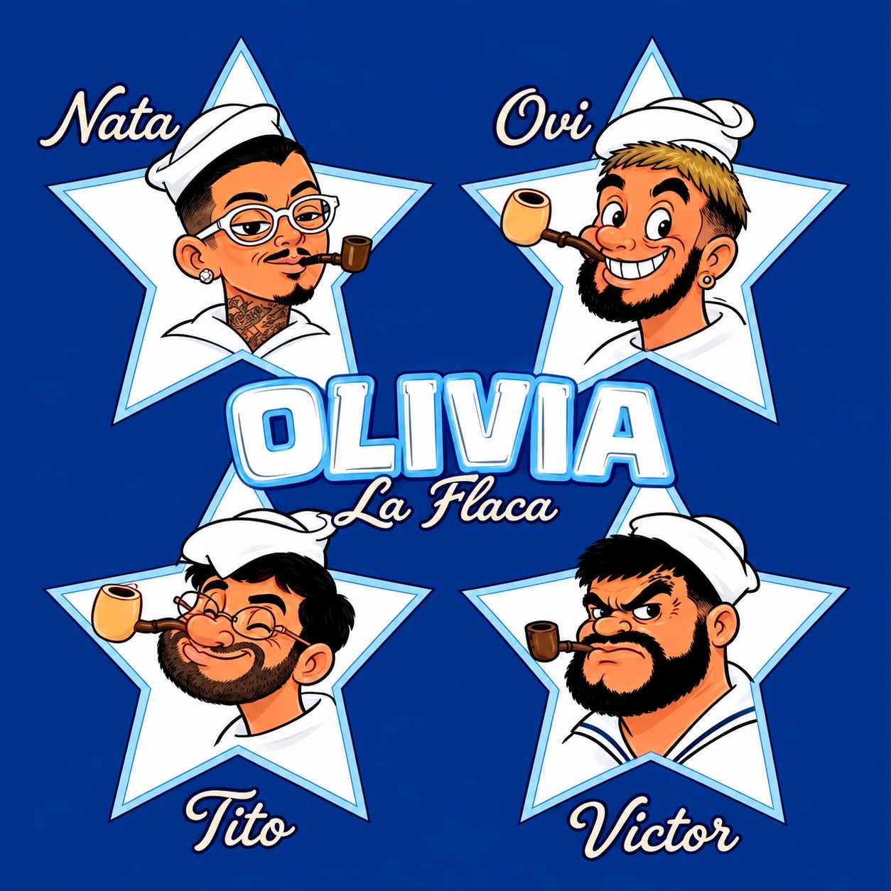Olivia La Flaca (Letra) - Natanael Cano, Tito Double P, Ovi & Victor Mendivil