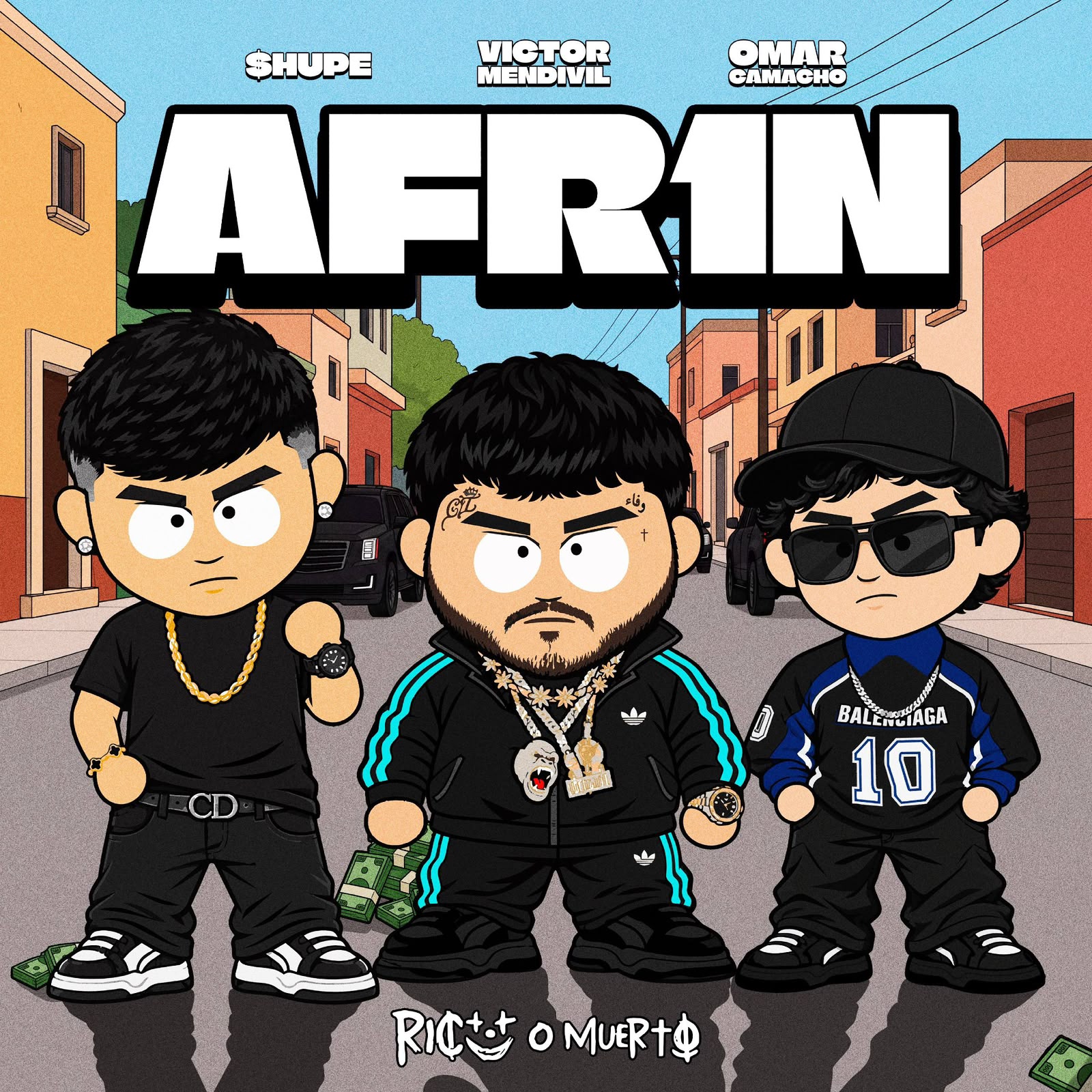 AFR1N (Letra) - Victor Mendivil, Omar Camacho